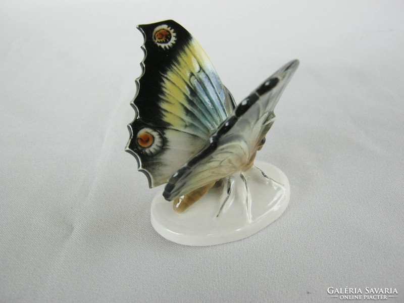 Retro ... Ens volkstedt porcelain butterfly butterfly