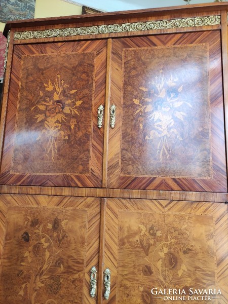 Empire style inlaid tv cabinet, small cabinet