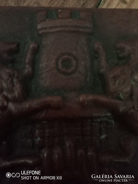 Szép kerámia címer COPIE jelzéssel múzeumi másolat