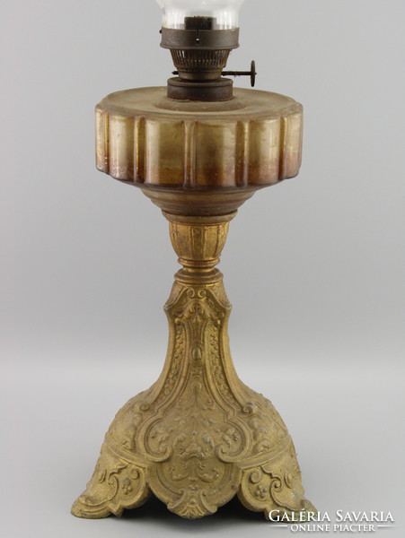Ritka Antik Bronz  Petróleum Lámpa​