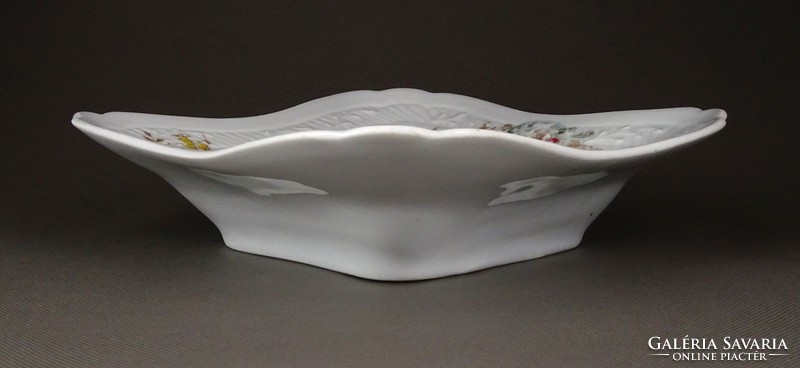 1E658 Antik vastagfalú porcelán tésztás tál