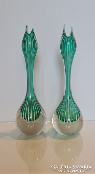 Pair of Orrefors vases