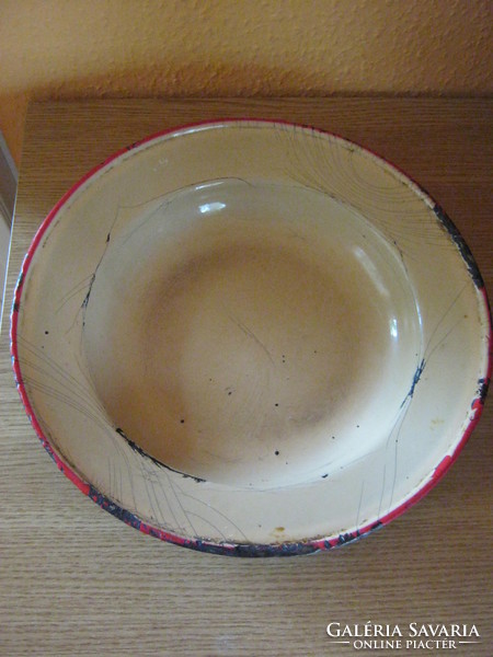 Old marked enamel plate