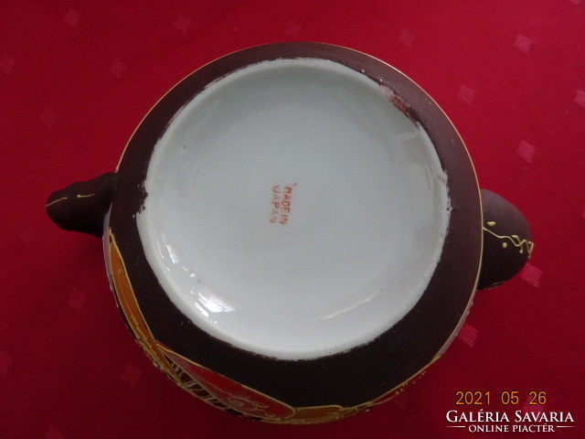 Japán porcelán teáskanna tető nélkül, magassága 10 cm. Vanneki!