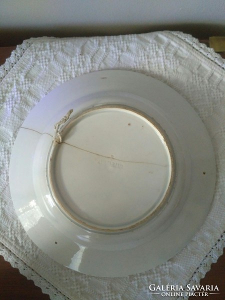 Antik  kakasos apátfalvi tányér, falitányér