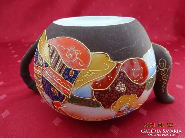 Japán porcelán teáskanna tető nélkül, magassága 10 cm. Vanneki!