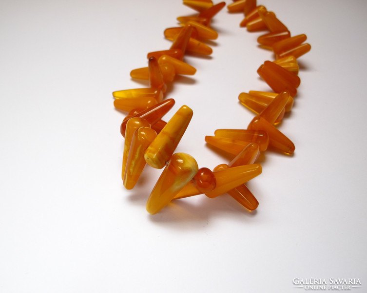 Beautiful honey amber necklace!