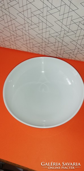 Retró Alföldi köretes tál, menzás porcelán tál.