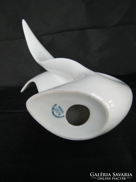 Royal dux jezek porcelain art deco swan 18 cm