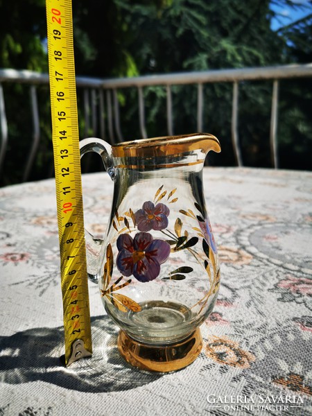 Gilded flower jug