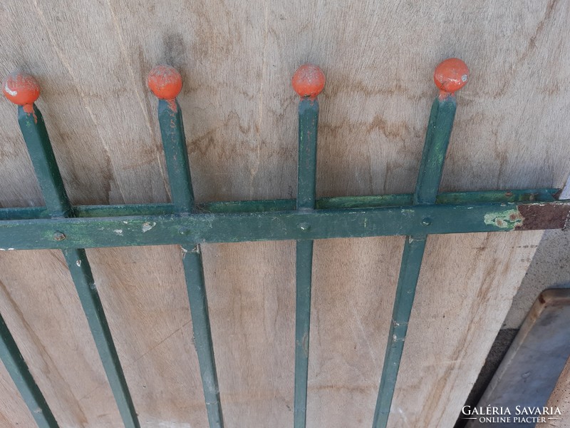 Old wrought iron fence element