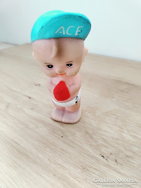 Ace retro rubber doll figure