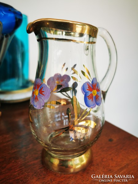 Gilded flower jug