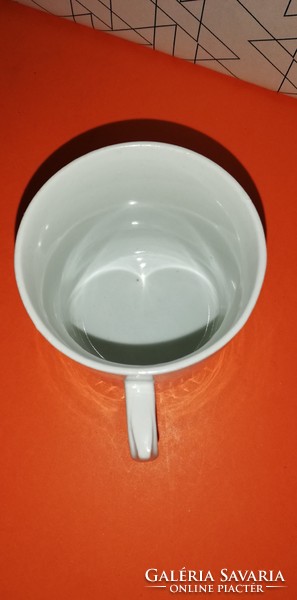 Zsolnay skirted blue floral cup, mug 44.