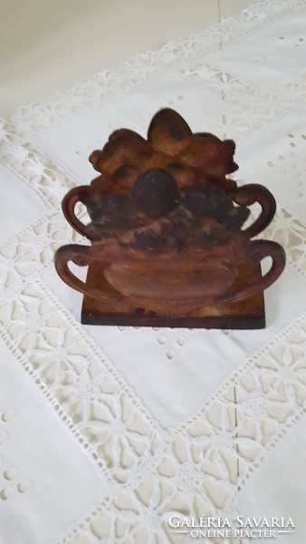 Beautiful antique copper napkin holder