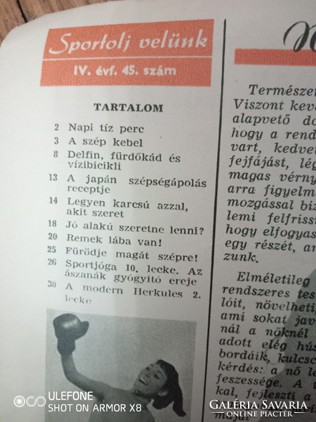 Sportolj velünk Csak nőknek! 1968. szeptember