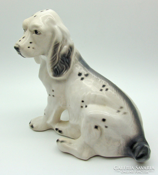 B672 Óriás porcelán kutya - szép hibátlan állapotban