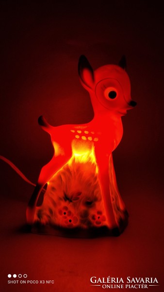 Hummel Goebel porcelán Walt Disney Bambi - őzike - asztali lámpa parfümlámpa aromalámpa
