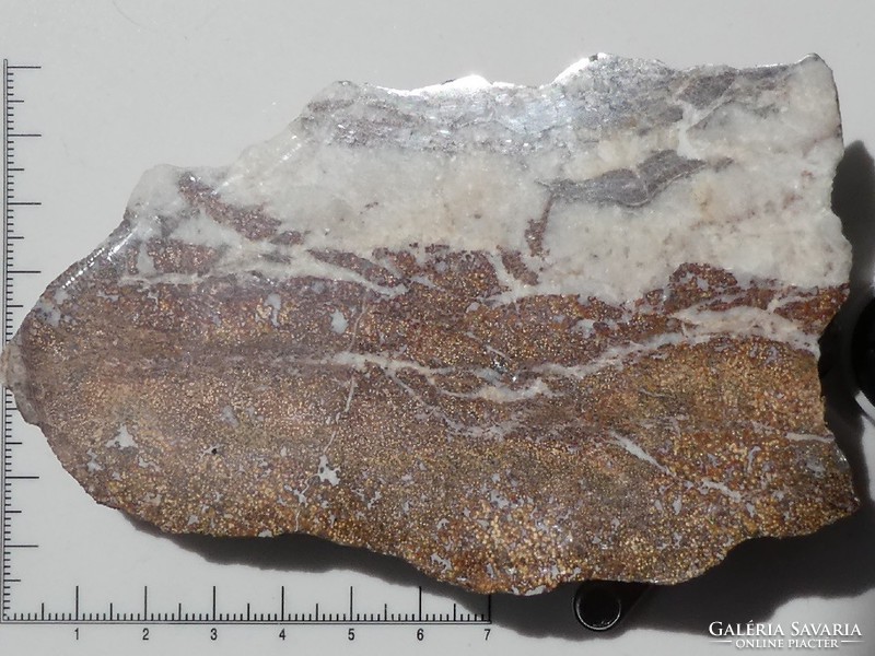 Természetes Schalenblende: Szfalerit, Wurtzit és Pirit kristályok Dolomitos kőzetben. 254 gramm