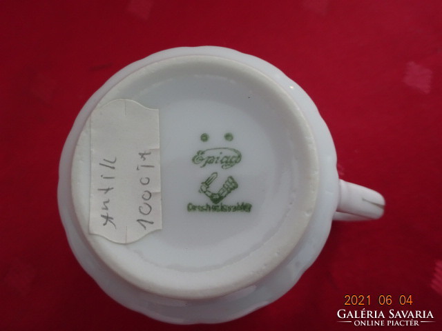 Epiag Czechoslovak porcelain, antique coffee cup, diameter 5 cm. He has!