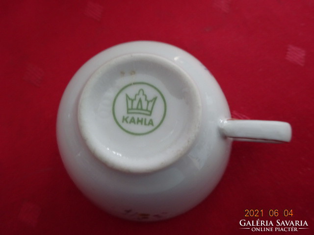 Kahla GDR German porcelain coffee cup, diameter 7.5 cm, height 4 cm. He has!