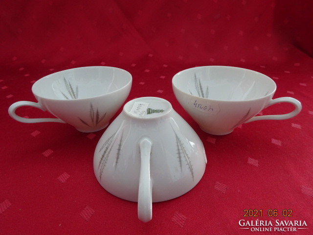 H & C --Bavaria német porcelán - Heinrick - antik teáscsésze, átmérője 9,8 cm.
