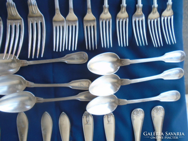 Antique dining and serving utensils, approx. From 1910-1920, 2012 dkg in total weight