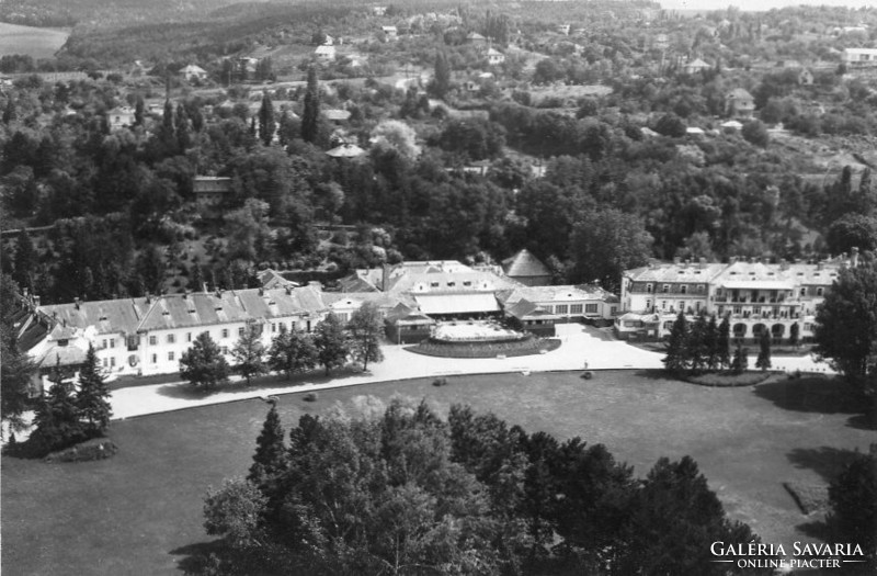 Ba - 118 panoramic view of the Balaton region in the middle of the 20th century. Balatonkenese military holiday