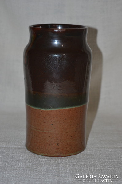 Jelzett kerámia váza  ( DBZ 0026 )