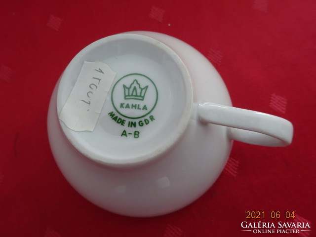 Kahla GDR German porcelain tea cup, diameter 9.5 cm, height 5.5 cm. He has!