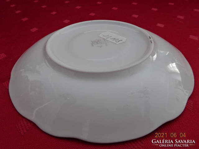 BOHEMIA  csehszlovák porcelán teáscsésze alátét, apró virágmintás. Vanneki!