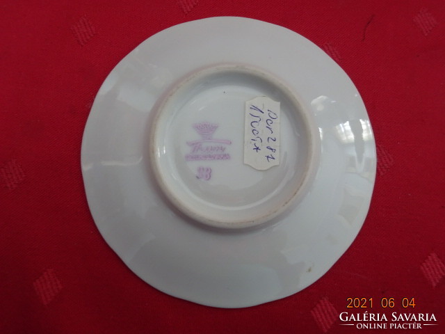 Tk thun Czechoslovak first-class porcelain coffee cup coaster, diameter 11 cm. He has!