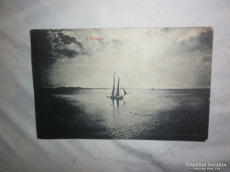 ​Old postcard on balat