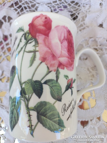 Floral English mug