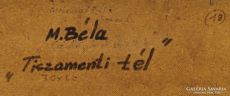 1E886 M. Béla : "Tiszamenti tél"