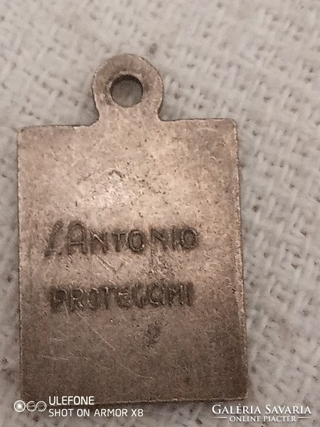 Antik S. Antonio proteggimi - Páduai Szent Antal védj meg engem - mini medál