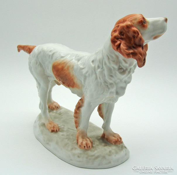 B772 Herend Vastagh György porcelain spaniel dog - beautiful collector's item