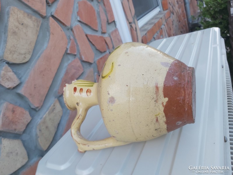 22 Cm high ceramic rattlesnake pitcher nostalgia village peasant decoration