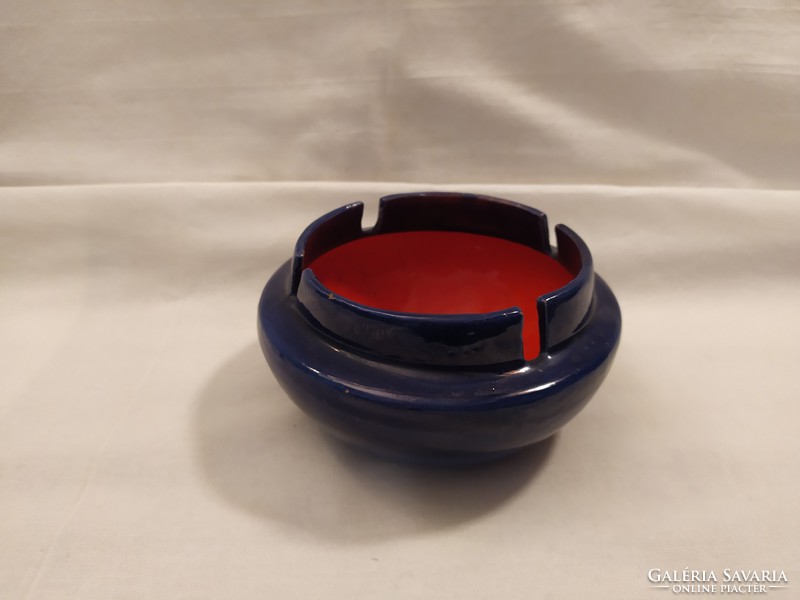 Marked ceramic ashtray