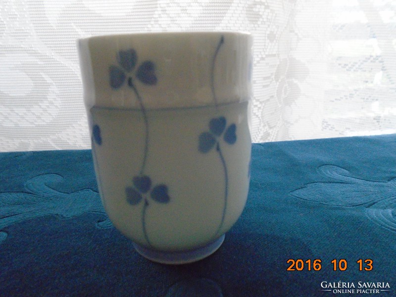 Hand-painted, hand-marked very fine porcelain Japanese Yunomi tea cup