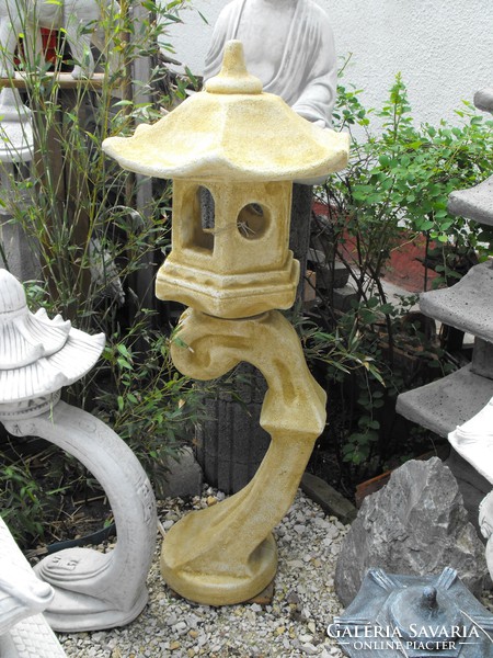 Beautiful 120cm japanese gardener stone lantern feng shui rock garden pond pagoda artificial stone sculpture