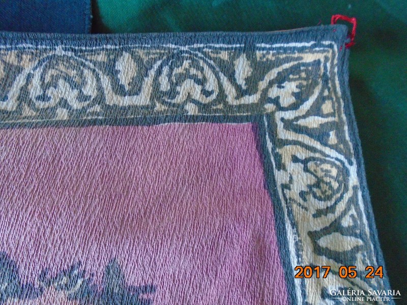 "Farkaskaland" (Jókai Mór ) mintával antik festett falvédő