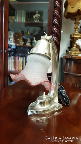 Antique table lamp restored from a collection