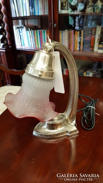 Antique table lamp restored from a collection