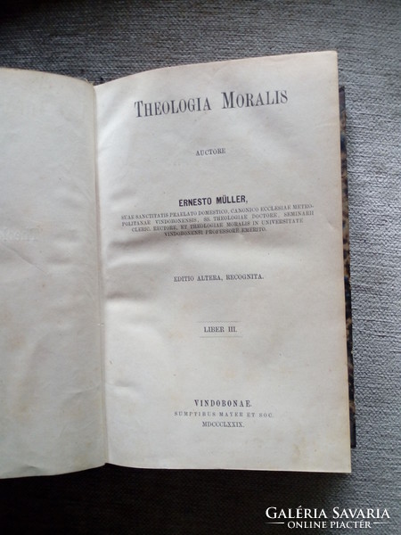 Ernesto Müller: Theologia moralis II-III. kötet