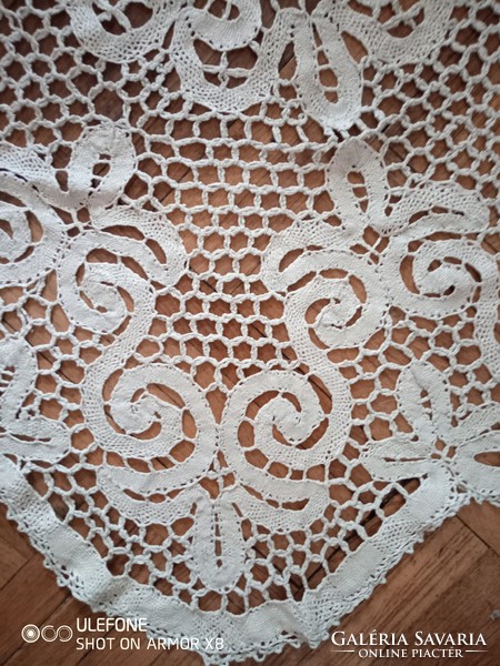 Fabulous Art Nouveau lace tablecloth