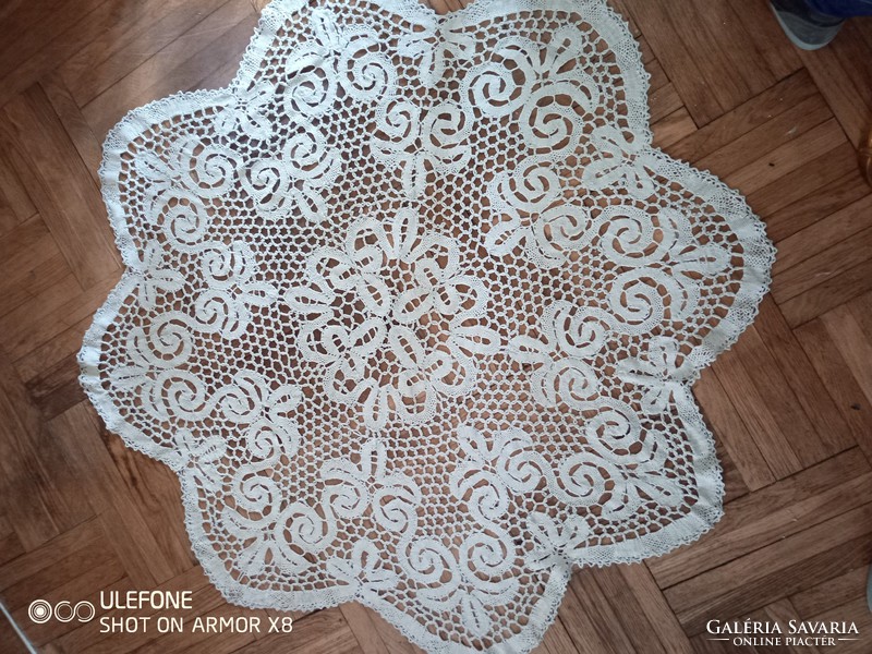 Fabulous Art Nouveau lace tablecloth