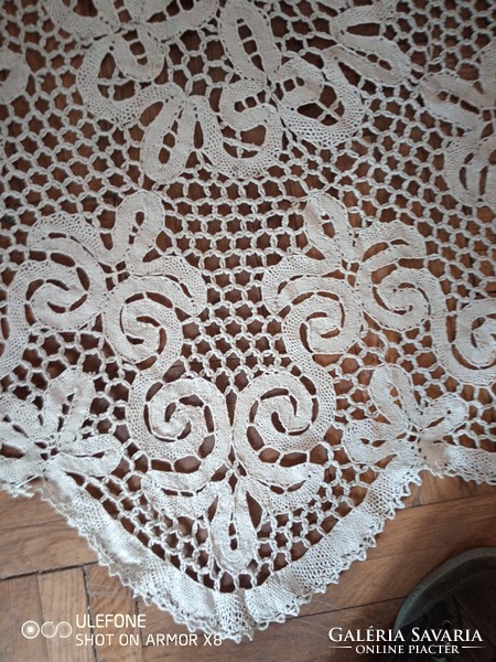 Fabulous Art Nouveau lace tablecloth