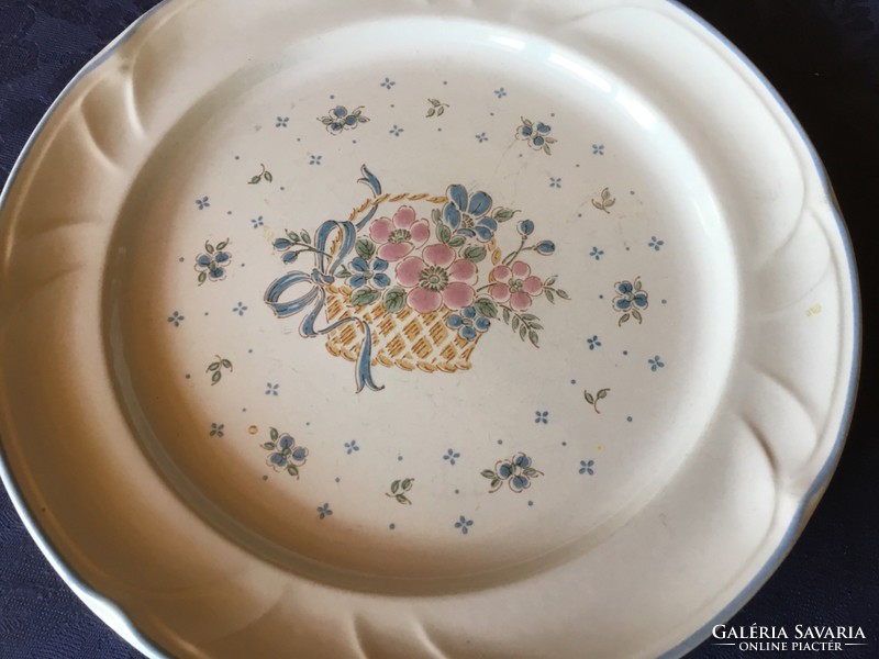 Japán country blaske porcelán tányér, 27 cm-es