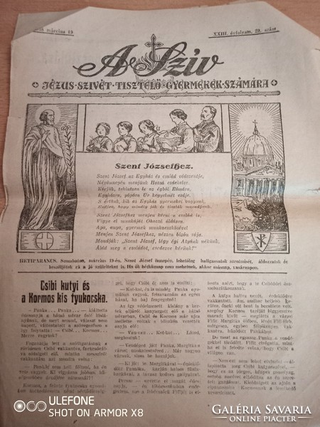 A Szív - Jézus szívét tisztelő gyermekek számára - 11 Szívgárda kiadvány 1935-38